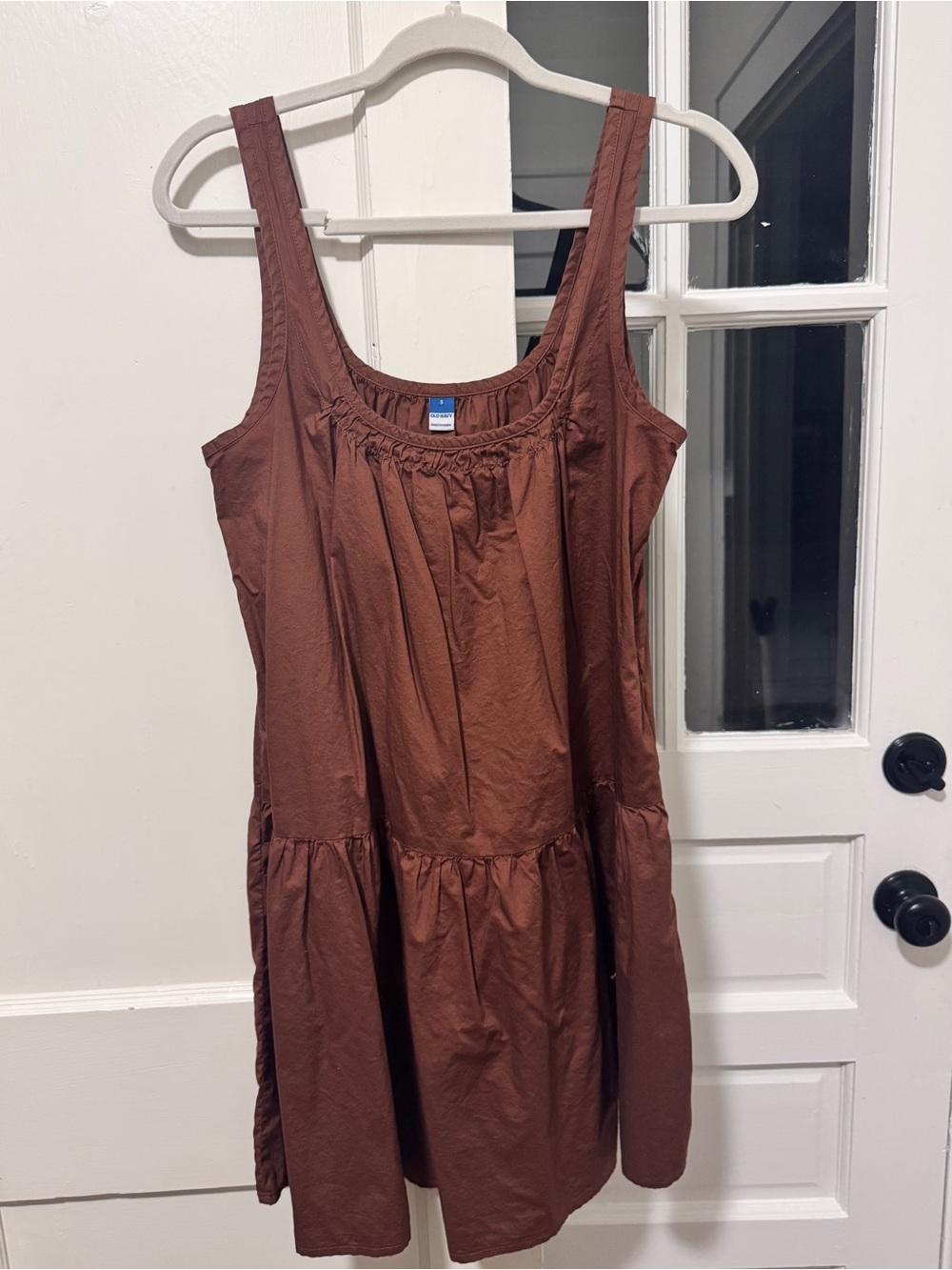 Old Navy Brown Tiered Mini Dress